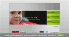 Desktop Screenshot of mit-kind-studieren.de